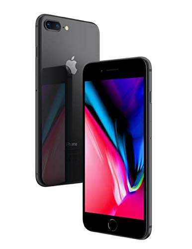 Apple iPhone 8 Plus, Fully Unlocked, 64 GB - Space Gray (Renewed)