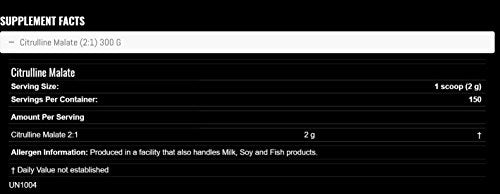 ALLMAX Citrulline Malate 2: 1 300 gram, 300 gram