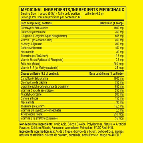 Cellucor C4 Original Pre Workout Powder, Energy Drink Supplement with Creatine, Nitric Oxide & Beta Alanine, Icy Blue Razz, 60 Servings