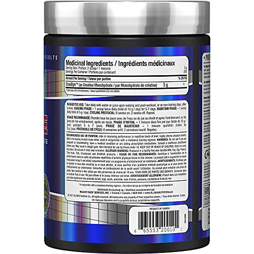 ALLMAX Nutrition Creatine Powder 100 Pure Micronized Creatine Monohydrate Pharmaceutical Grade Creatine 400G