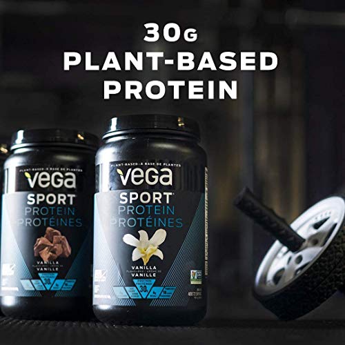 Vega Sport Protein Berry with Shaker Bottle - Plant Based Certified Vegan, Non Dairy, Gluten Free, Keto Friendly - 19 servings