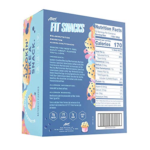 Fit Snack Bar Blueberry Muffin 12 count