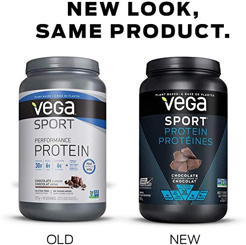 Vega Sport Protein Berry with Shaker Bottle - Plant Based Certified Vegan, Non Dairy, Gluten Free, Keto Friendly - 19 servings