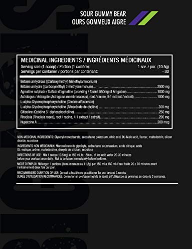 Redcon1 Big Noise Pump Formula (30 Servings) - Non-Stim, Increased Energy and Focus, Vasodilator, Intense Pumps (Sour Gummy Bear)